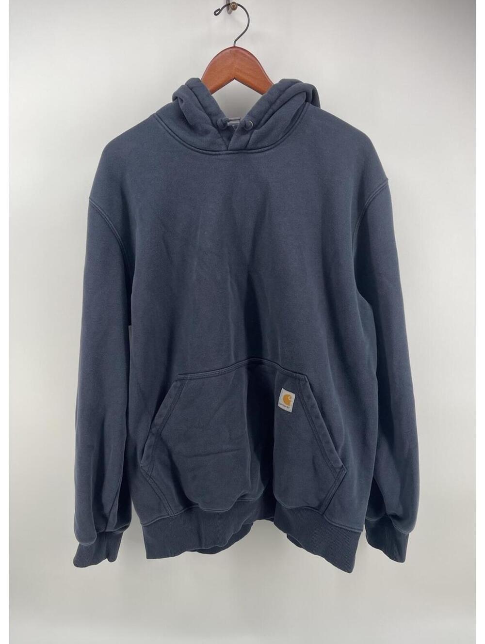 Carhartt Rain Defender Hoodie Men Large‎ Blue Loose Fit Pullover Sweatshirt